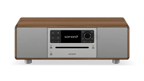 Sonoro PRESTIGE Kompaktanlage - Elegante Kompaktanlage für Wohnzimmer, mit hochwertigem Klang und vielseitigen Musikquellen wie CD, Radio und Streaming. Ideal für Räume bis 25qm, inklusive Bluetooth und Soundbar-Funktion.