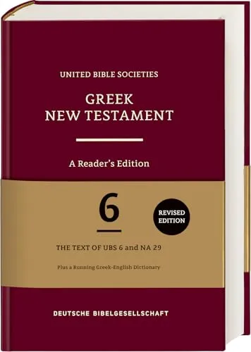 Greek New Testament GNT6: A Reader's Edition - Bibel & Bibelkunde - Ideal für Studierende und Bibelwissenschaftler, bietet diese Ausgabe hilfreiche Anmerkungen und Lesefreundlichkeit.