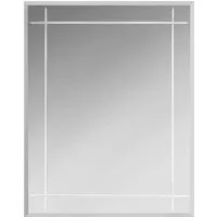 Kristall-Form Rillenspiegel Karo 70 x 90 cm - Rechteckig mit Facette - Moderner Rillenspiegel Karo in 70 x 90 cm, rahmenlos mit 10 mm Facette. Ideal für stilvolle Badezimmer, robust, pflegeleicht und einfach zu montieren.