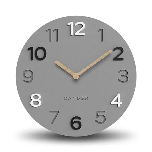 Wanduhren Grau von Cander Berlin