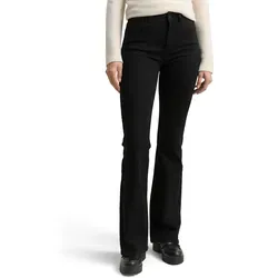 TOM TAILOR Damen Bootcut Jeans TTSTELLA, 10240-black Denim - High Waist Bootcut Jeans im Five-Pocket-Style mit recyceltem Polyester für mehr Bewegungsfreiheit und Tragekomfort. Ideal für nachhaltige Mode-Liebhaber.