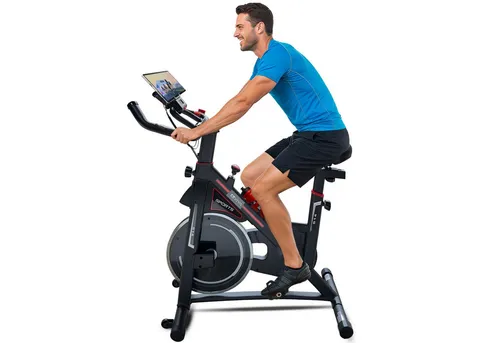 AsVIVA Indoor Cycle & Speedbike S14 Bluetooth - Heimtrainer für effektives Radsporttraining zu Hause – mit Bluetooth für interaktive Workouts und individuell einstellbare Ergonomie.