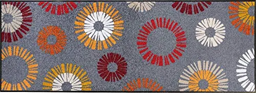 Erwin Müller Fußmatte Konz, Schmutzfangmatte, Sauberlaufmatte Terra-grau Größe 60x180 cm - rutschfest, langlebig, pflegeleicht, für Fußbodenheizung geeignet