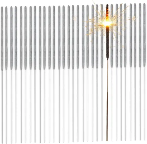 FlameXBurn Geburtstagskerze Wunderkerzen/Sternspritzer - 400-tlg - Unvergessliche Momente für die ganze Familie: Diese 17 cm langen Wunderkerzen sind ideal für Hochzeiten, Silvesterpartys und Geburtstagsfeiern. Ein sicheres Highlight für Jung und Alt!