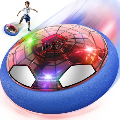 Spider Hover Ball – Schwebender Fußball mit LED für Kinder - Indoor Fußballspielzeug mit innovativer Luftkrafttechnologie, sicher und langlebig. Ideal für Kinder von 3 bis 10 Jahren, fördert Bewegung und Interaktion ohne Elektronik.