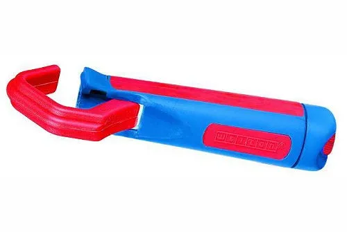 WEICON Kabelmesser Ø 28-35 mm blau/rot, Schiebeblister