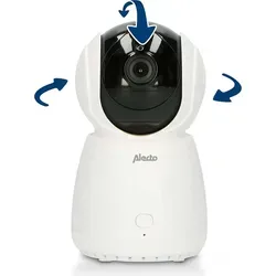 ALECTO DVM-275C Erweiterungskamera - Zusätzliche Babyeinheit für Ihr Alecto Babyphone, neig- und schwenkbar für optimale Sicht und Kontrolle im ganzen Raum, ideal für mehrere Kinder oder Spielzimmer.