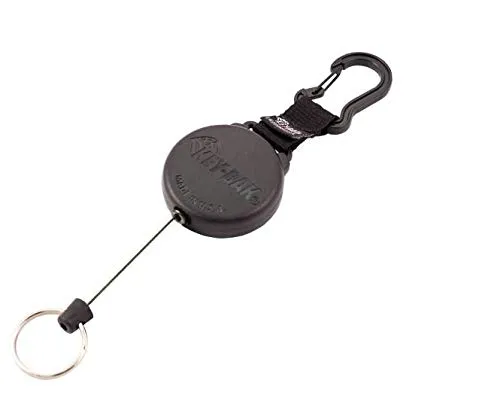 KEY-BAK Karabiner groß in schwarz von KEY-BAK