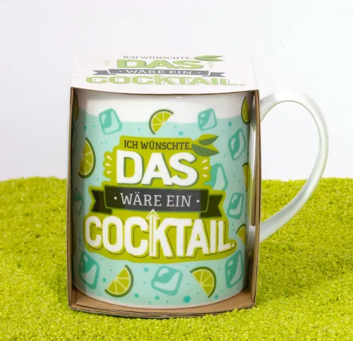 sheepworld XL Tasse Becher Porzellan Cocktail - 600ml