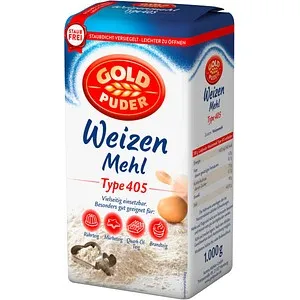 GOLDPUDER Weizenmehl Type 405 1,0 kg