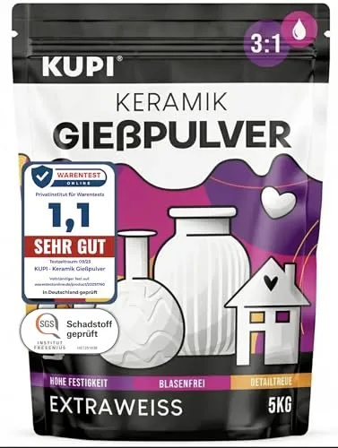 Wandausbesserungsmaterial & Gips Weiß von kupi