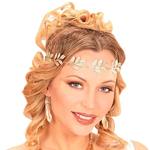 NET TOYS Zauberhafter Lorbeer-Kranz Antike Göttin in gold von Net Toys