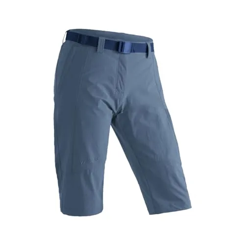 Maier Sports Kluane Caprihose für Damen - ensign blue (M10383) 42 - Wanderhosen für Damen mit mSTRETCH Pro 4 Gewebe für maximale Bewegungsfreiheit und schnelltrocknend dank dryprotec Technologie. Ideal für Outdoor-Abenteuer!