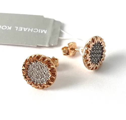 MICHAEL KORS Ohrringe MKC1586AN931 - Elegante Bicolor Ohrstecker - Ohrschmuck aus hochwertigem 925er Silber mit stilvollem Bicolor-Design, ideal für jeden Anlass und ein Must-Have für modebewusste Frauen.