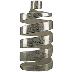 GILDE Deko große Vase Dekovase XXL aus Aluminium in grau von GILDE