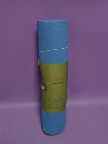 Good Nite Yogamatte rutschfest  TPE Sportmatte Gymnastikmatte blau 183x61x0,6cm