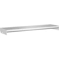 vidaXL Gitterroststufe 90x24x7 cm aus verzinktem Stahl - Treppen & Geländer – Rutschfeste Stahltreppe für sicheren Halt in Innen- und Außenbereichen, wetterfest und langlebig durch verzinkten Stahl.