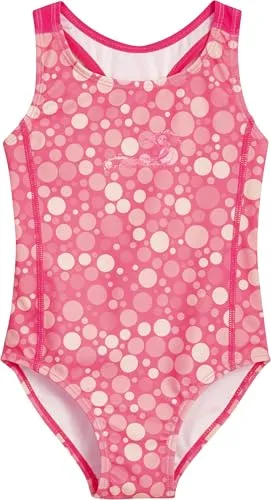 Playshoes Mädchen Schwimmanzug Badeanzug, Tupfen, 86-92 von PLAYSHOES