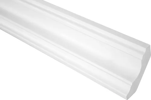 Hexim Stuckleiste P822 - 10 Meter PU Hartschaum Deckenleisten - Moderne Deckenleisten aus hochwertigem Polyurethan, flexibel und wasserresistent, ideal für jeden Raum. Einfach zu montieren und verleiht Ihrem Zuhause einen eleganten Charakter.