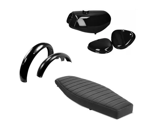 Craftride Halter Tank / Benzintank passend für Simson S51 / S50 / S70 mit Seitendeckel