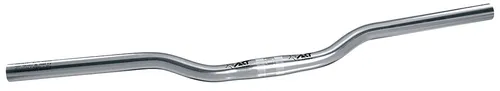 ERGOTEC MTB Lenker Riser 180 mm | AL 6061 T6 | Silber - Lenker für Mountainbikes, leicht und stabil aus AL 6061 T6, perfekt für optimale Kontrolle und Komfort auf jedem Terrain.