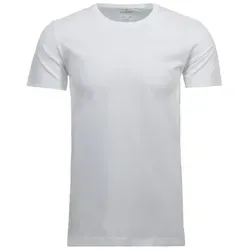 Ragman Herren 2 T-Shirt Doppelpack Bodyfit mit Rundhals, Weiß, L - T-Shirts für Herren, Doppelpack in klassischem Weiß, ideal für den Alltag und vielseitig kombinierbar.