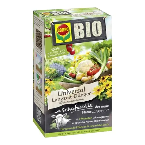 Compo Bio Universal Langzeit-Dünger mit Schafwolle 2 kg