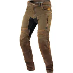 Trilobite Parado Slim Jeans - Braun - W34/L34 - Motorradhosen mit Tri-Stretcher® PRO 5.0 Denim, atmungsaktiv und extrem robust. Ausgestattet mit verstellbaren Protektoren für höchsten Komfort und Sicherheit beim Fahren.