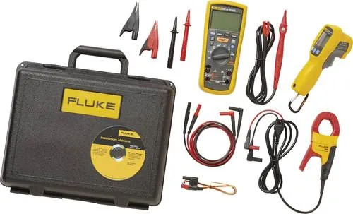 Fluke 1587KIT/62MAX+ FC Isolationsmessgerät - Multimeter für präventive Wartung, bietet erweiterte Isolationsprüfungen und drahtlose Konnektivität zur Ergebnisverfolgung und Analyse.