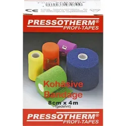 Pressotherm Kohäsive Bandage 8 cmx4 m schwarz 1 St