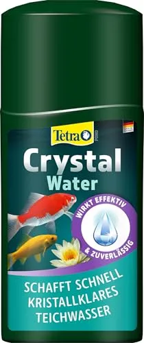 Tetra Pond CrystalWater - Wasserklärer gegen Trübungen für kristallklares Wasser im Gartenteich, 250 ml