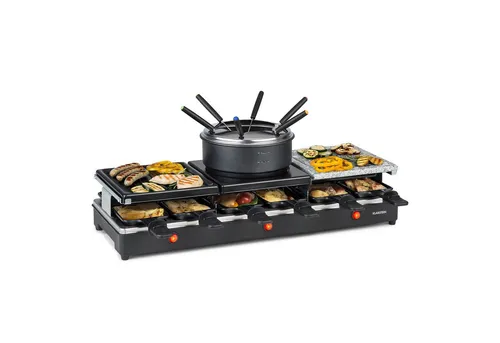 Klarstein Raclette und Fondue-Set Fonduelette XL