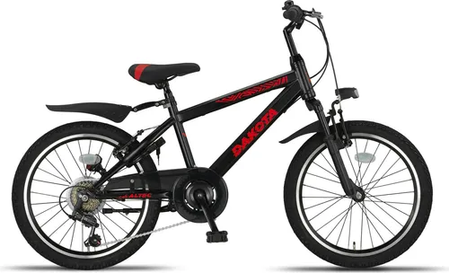 Dakota MTB 20 Zoll Jungen 7G Felgenbremse Schwarz
