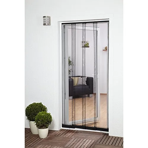 Culex 100410105-VH Lamellenvorhang Fiberglas 4tlg. 100x220cm anthrazit