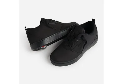 Heelys Pro 20 (Hes10430) Schuhe mit Rollen - Dreifach Schwarze Leinwand, 35 EU - Sneaker mit integrierten Rollen für ein einzigartiges Fahrgefühl und coole Tricks. Perfekt für aktive Kids und Teens!