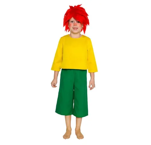Metamorph Kostüm Pumuckl - Kinderkostüm Größe 122/128 - Faszinierendes Pumuckl Kostüm für Kinder, ideal für die Faschingsparty und sorgt für jede Menge Spaß und Freude!
