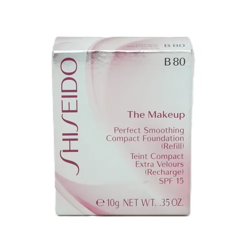Shiseido The Makeup Perfect Smoothing Compact Foundation 10g Deep Beige B80 - Hochwertige kompakte Foundation für einen makellosen Teint. Leichte Textur, die sich mühelos auftragen lässt und für ein natürliches Finish sorgt.