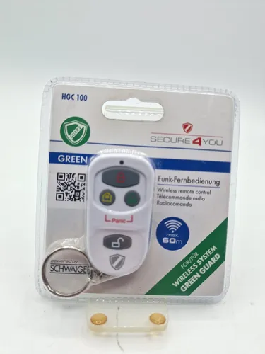 Schwaiger HGC100 Funk Fernbedienung für Zentraleinheit Panikalarm Green Guard