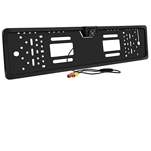 Auto-Rückfahrkamera, 170 ° Betrachtungswinkel Wasserdicht und staubdicht Rückfahrkennzeichen Rückfahrassistenzsystem mit 4 Lichtern mit