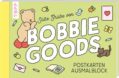 Produktbild Bobbie Goods Postkarten Ausmalblock (offizielle deutsche Ausgabe)