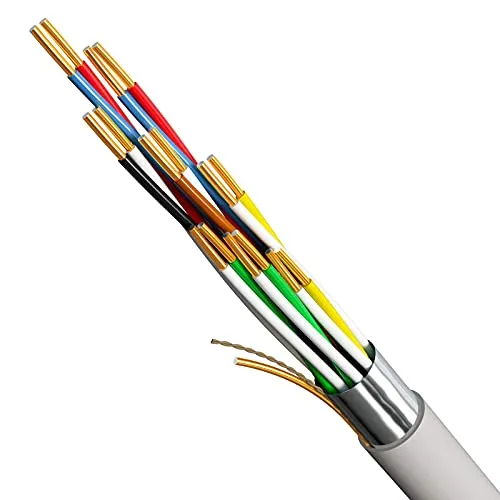 HB-DIGITAL Telefonkabel 50m 8 x 2 x 0,6 J-Y(ST) Y Verlegekabel JYSTY 16 Adern Telefonleitung