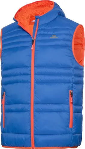 Nordcap Steppweste in Blau – Bequemer Tragekomfort L - Sportliche Steppweste in Blau mit windabweisendem Material. Ideal für aktive Tage, bietet sie angenehme Wärme und eine verstellbare Kapuze für optimalen Sitz.