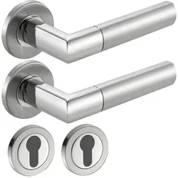 ID Dinkel CATHY Edelstahl Türbeschlag in weiß von ID Dinkel