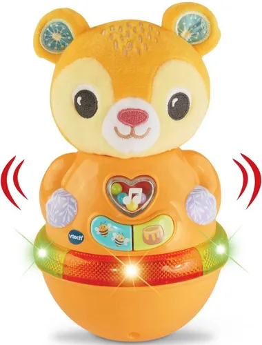 Vtech Baby Wackelbärchen – Interaktives Spielzeug für kleine Entdecker - Entdecke mit dem Vtech Baby Wackelbärchen interaktive Abenteuer! Mit 3 gesungenen Liedern und 12 Melodien fördert es die Entwicklung von Kleinkindern von 6-24 Monaten spielerisch.