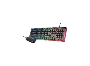 Trust GXT 838 Azor Tastatur USB Schwarz - Gaming-Tastatur mit RGB-Hintergrundbeleuchtung, ideal für leidenschaftliche Gamer und für präzise Eingaben.