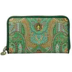 Pip Studio Willow Wallet Jabali Green - Damen-Geldbörse mit elegantem Design, bietet zahlreiche Kartenfächer und ein separates Münzfach für optimale Organisation. Hochwertiges Material sorgt für Langlebigkeit und angenehme Haptik.