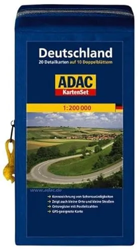 ADAC StraßenKarte Deutschland in Kartentasche (ADAC AutoKarten Deutschland 1:200 000)
