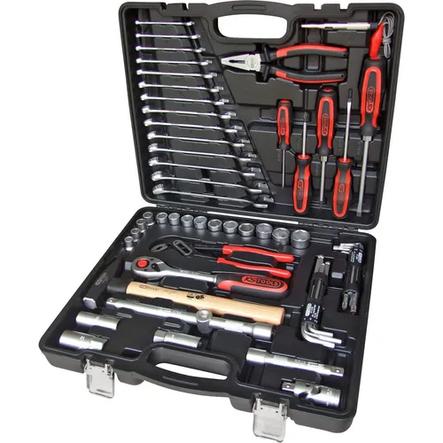 Universal KS-Tools 917.0047 1/2'' Universal-Werkzeug-Satz, 47-tlg - Schraubenschlüssel - Vielseitiger 47-teiliges Set für professionelle Anwendungen und Heimwerkerprojekte, bietet alles für jede Schraub- und Montagearbeit.