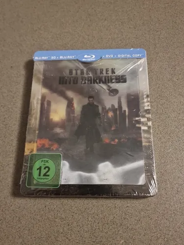 Star Trek: Into Darkness , Steelbook , 2D & 3D Bluray & DVD Digi.Code NEU&OVP
