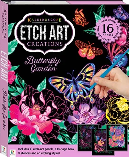 Kaleidoscope Etch Art Creations: Butterfly Garden (Kaleidoscope Creations)